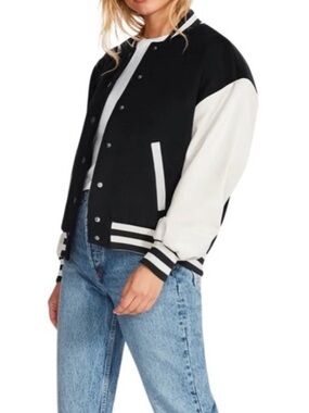 Steve Madden Varsity Bomber Jacket